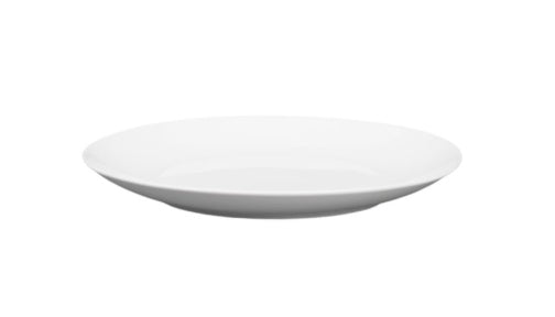 Dessertteller-vorspeisenteller-Porzellan-20cm-flach-ohne-Rand-mit-logo