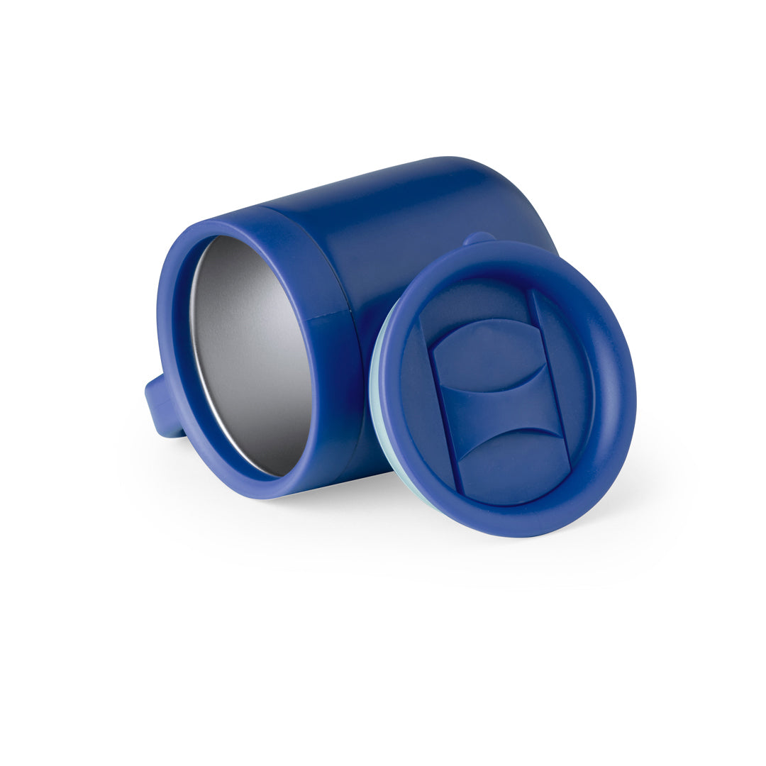 Thermobecher-blau-blauer-Edeslstahlbecher-Schnappdeckel-rutschfester-Boden-Henkel-2