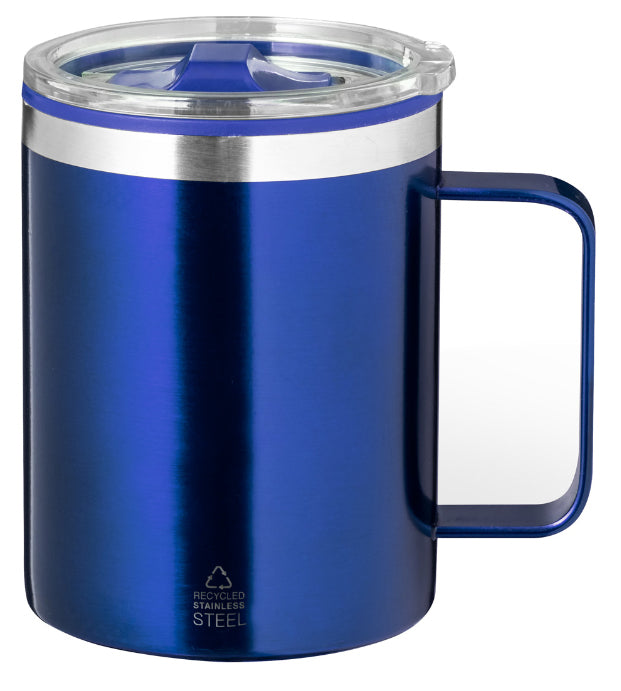 blauer-Thermobecher-blau-thermotasse-recyceltem-Edelstahl-Henkel-Deckel