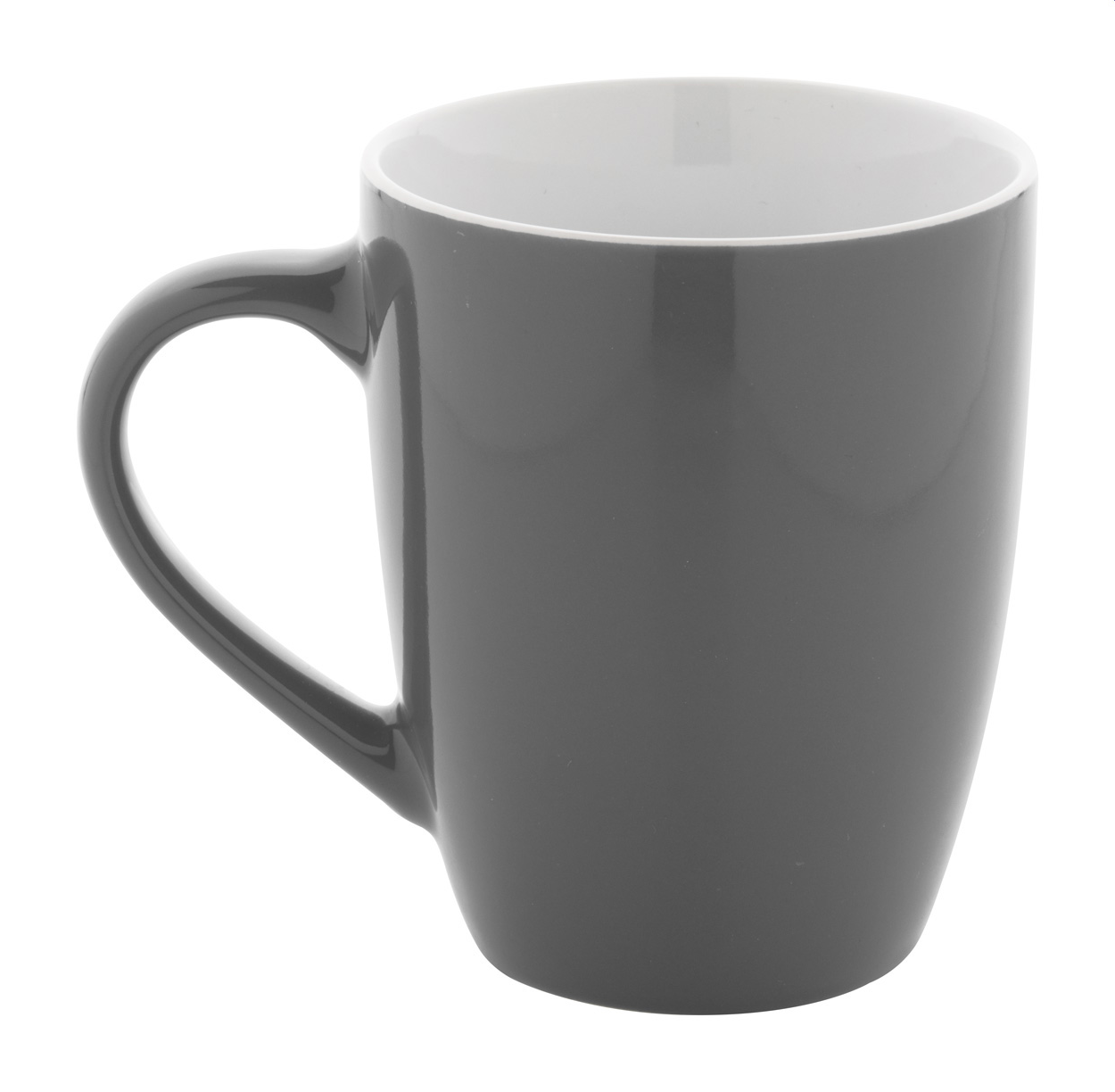 grauer-konischer-hoher-bauchiger-tasse-Becher-grau