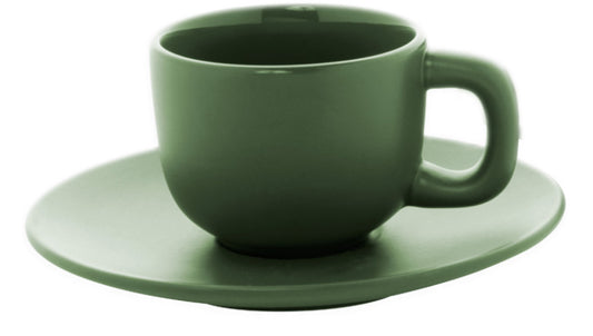 matt-gruene-Espressotasse-gruen-matt-mit-Untertasse-Logo-Aufdruck-Keramik