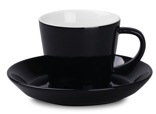schwarze-kaffee-tasse-mit-hoher-untertasse-schwarz