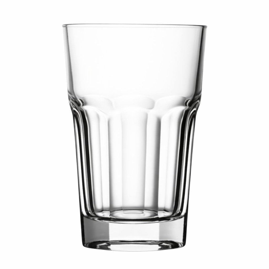 Allround Glas mit Facettenoptik mit Ihrem Firmenlogo