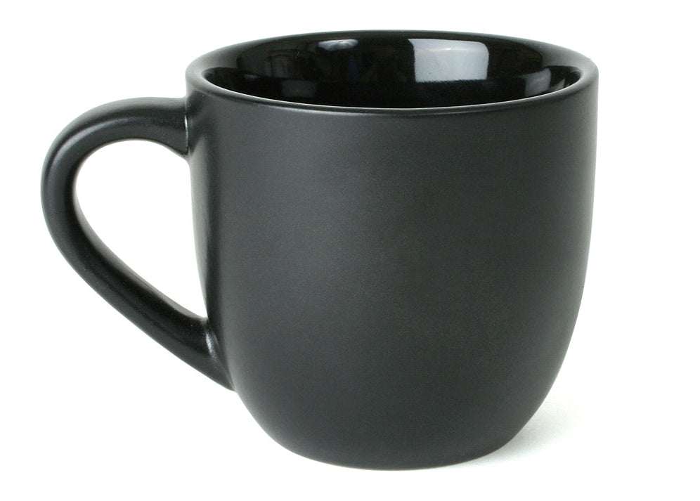 Automatenbecher-schwarz-matt-innen-schwarz-konisch-runder-henkel