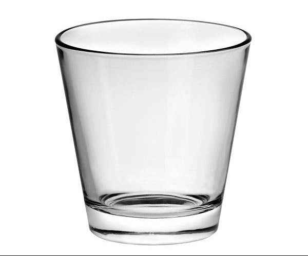 kleines Wasserglas - konisch geformt mit Ihrem Firmenlogo