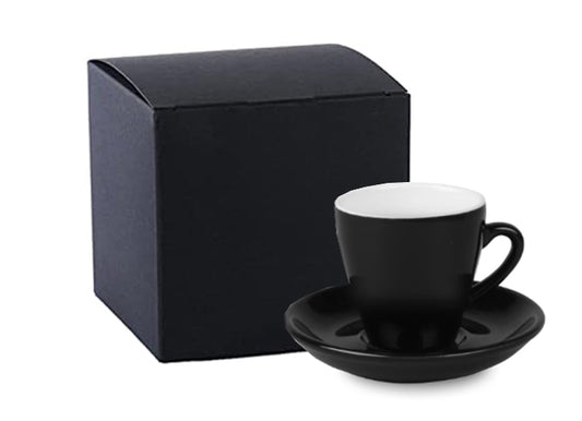 Box-schwarz-matt-schwarze-matter-Verpackung-Espressotasse-Untertasse