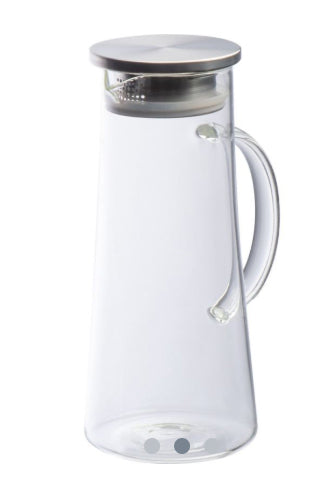 Glas-Karaffe-mitEdelstahl-Deckel-verschluss-bedrucken-lassen