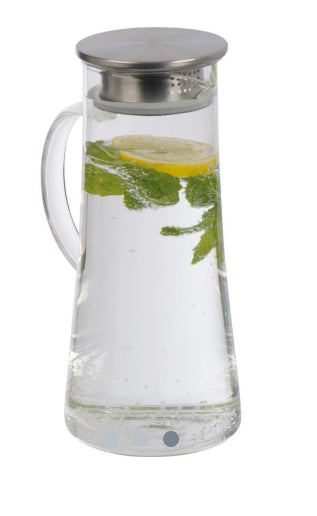 Glas-Karaffe-mit_Edelstahl-Deckel-verschluss-bedrucken-lassen-2