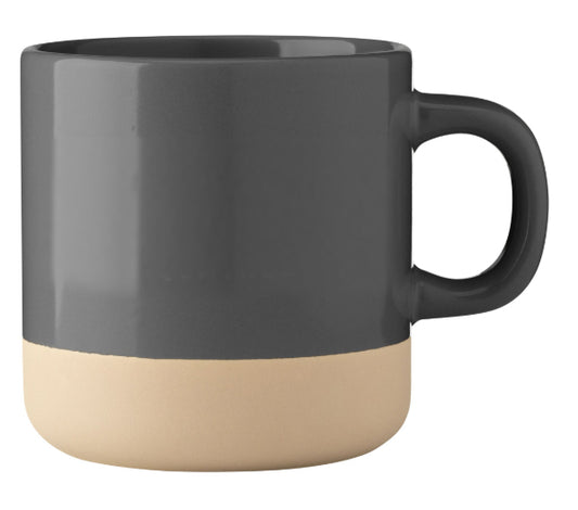 dunkelgrau-dunkelgrauer-Keramikbecher-Tasse-mit-unglasiertem-Boden