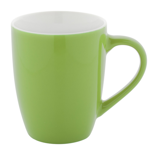 gruener-konischer-hoher-bauchiger-tasse-Becher-gruen