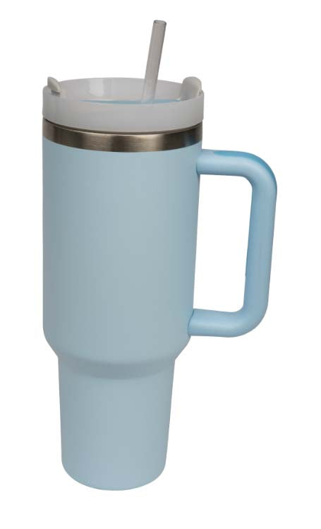 hellblau-matter-Edelstahl-Thermobecher-matt-1-Liter-mit-Trinkhlam-Strohhalm