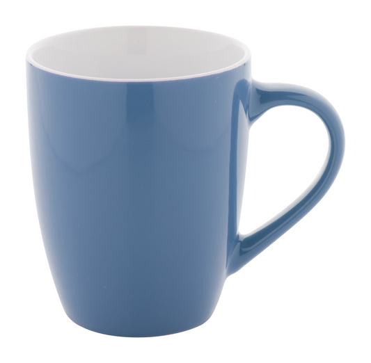 hellblauer-konischer-hoher-bauchiger-tasse-Becher-hellblau
