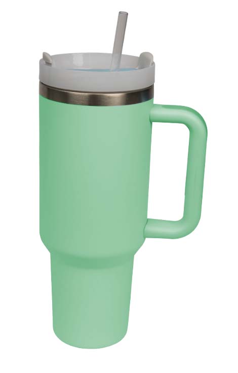 hellgruen-mintmatter-Edelstahl-Thermobecher-matt-1-Liter-mit-Trinkhlam-Strohhalm