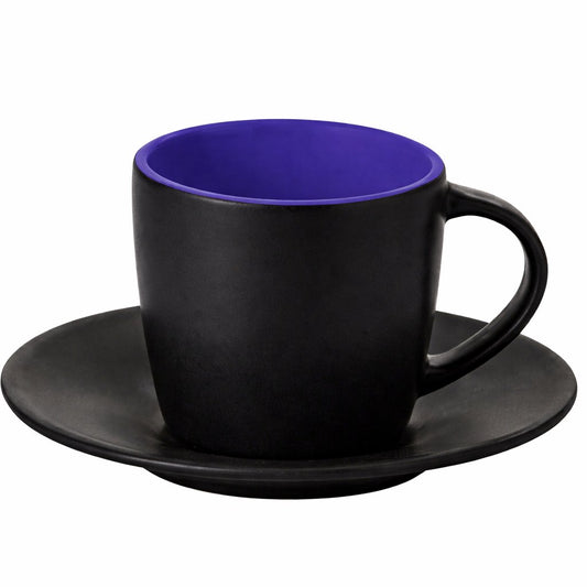 matte-schwarze-tasse-mit-untertasse-unterteller-bedrucken-innen-blau