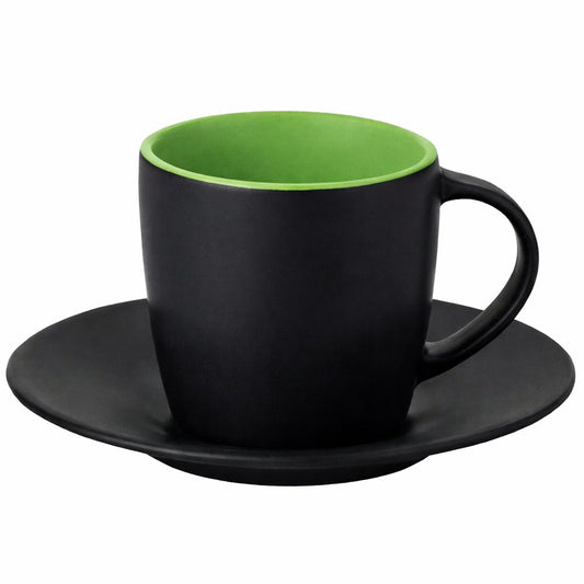 matte-schwarze-tasse-mit-untertasse-unterteller-bedrucken-innen-gruen