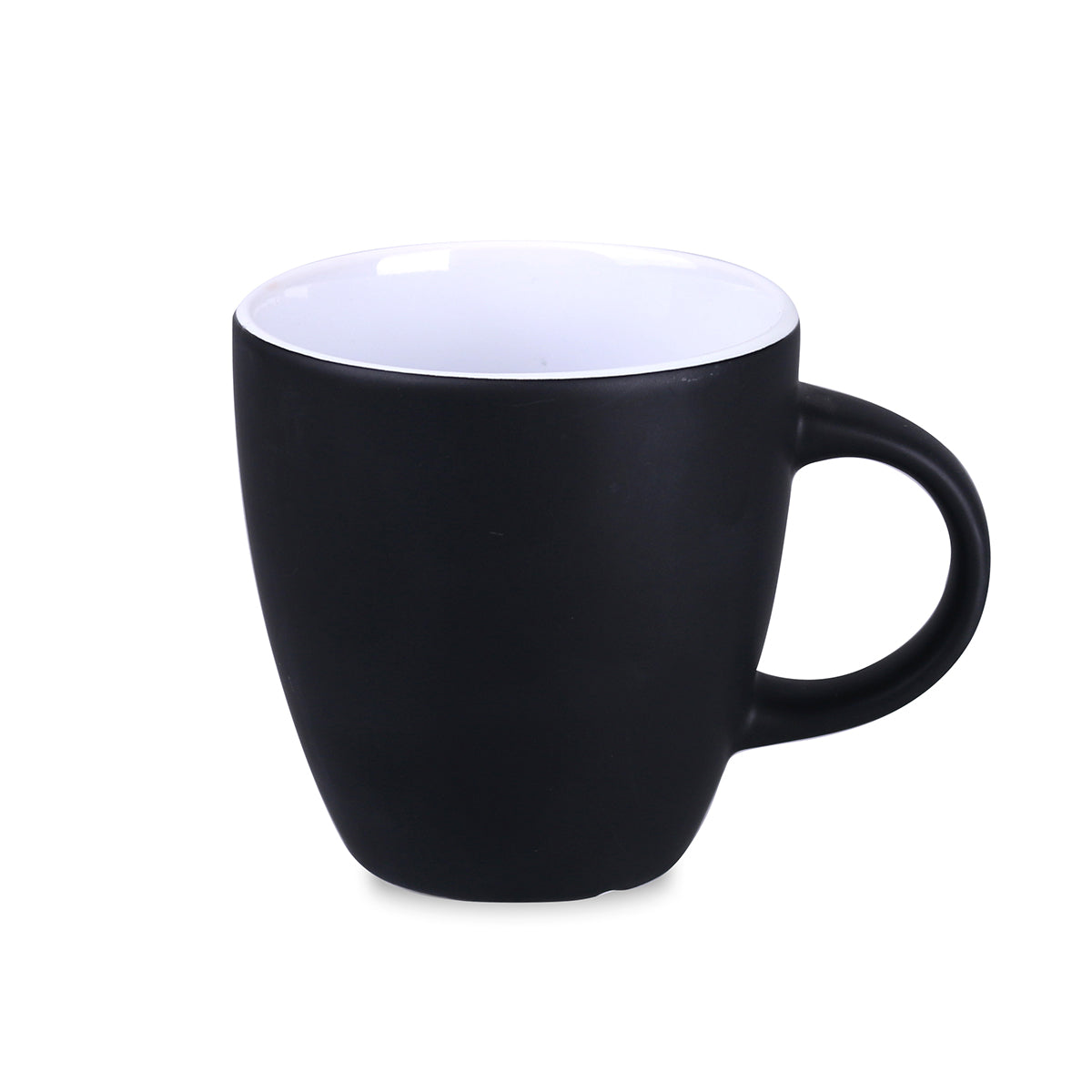 schwarz-Becher-tasse-schwarzer-matt-konisch-runder-henkel