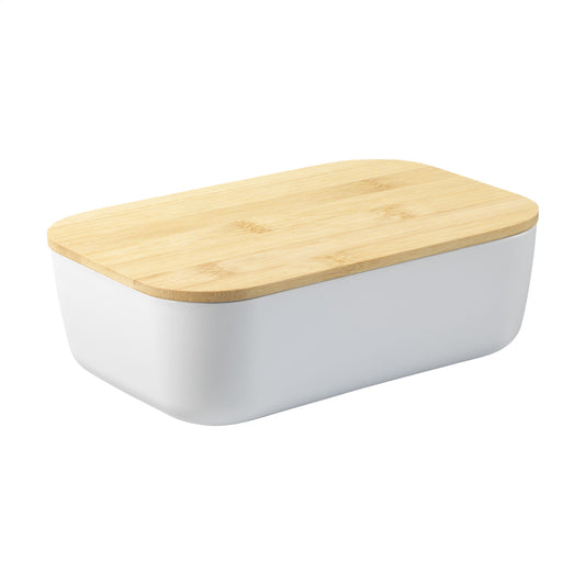 weiss-weisse-Lunchbox-Brotbox--Bambusmit-Gravur