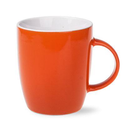 Xi-009 Orangener Werbebecher - Preis Beispiel 150 Stück 3,39 EUR inkl. Druck *